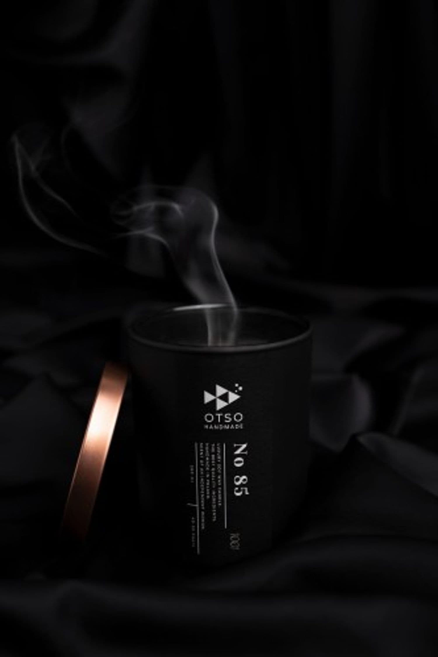 Świeca sojowa No 85 czarna - świeca sojowa zapachowa - 280 ml