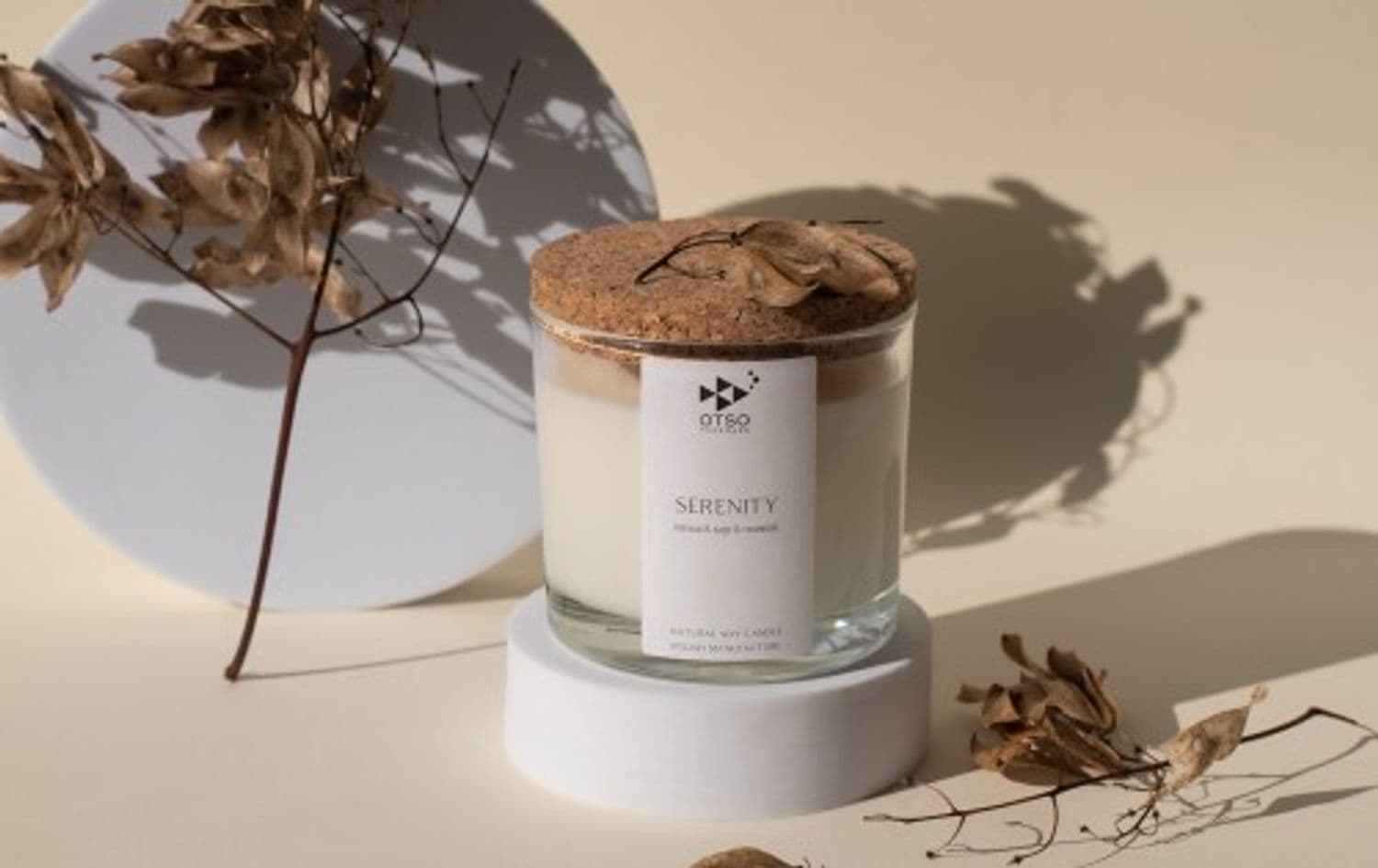 Świeca sojowa SERENITY - naturalna świeca sojowa zapachowa 250 ml
