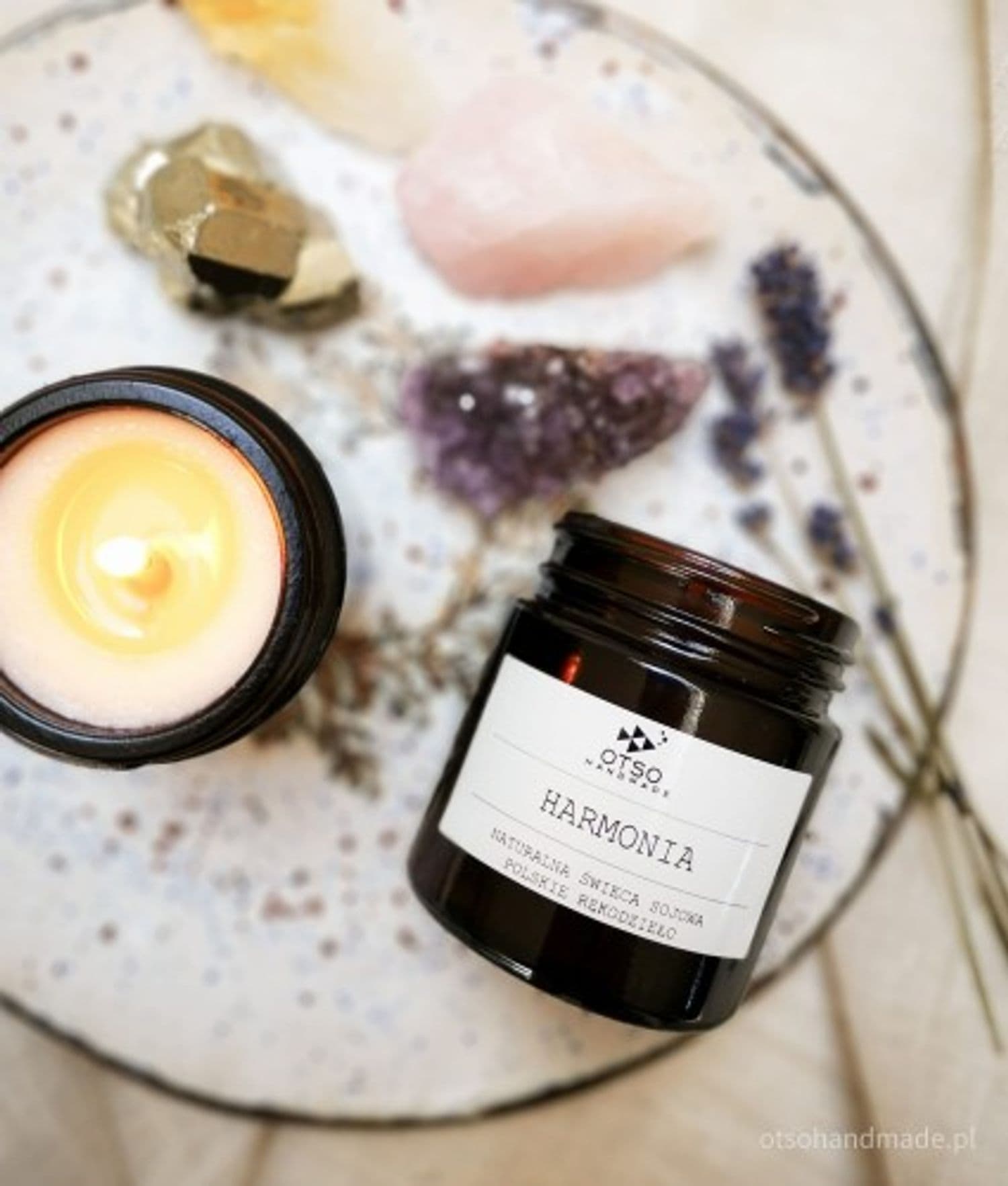 Świeca sojowa HARMONIA - świeca sojowa zapachowa 120 ml