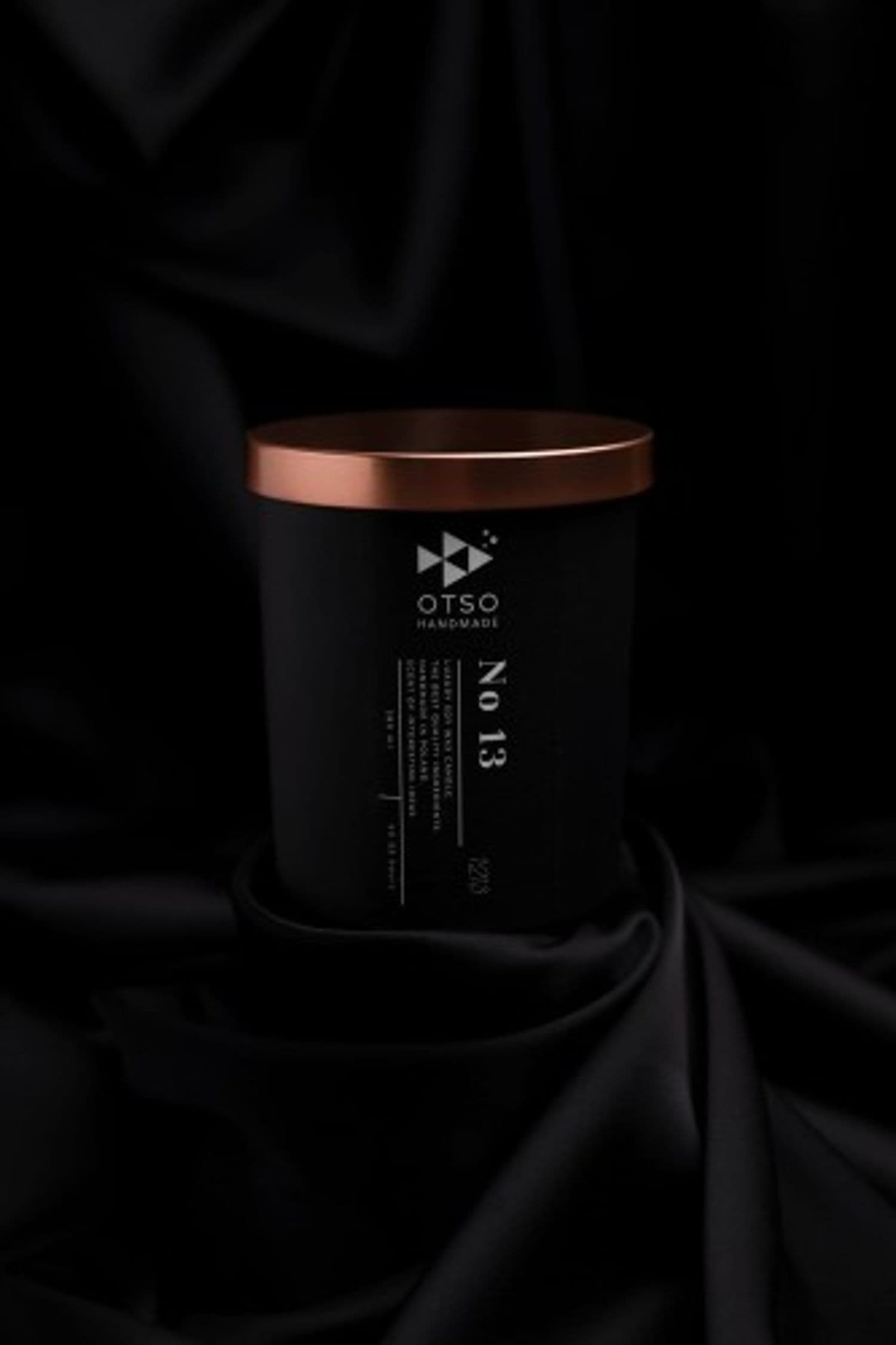 Świeca sojowa No 13 czarna - świeca sojowa zapachowa - 280 ml