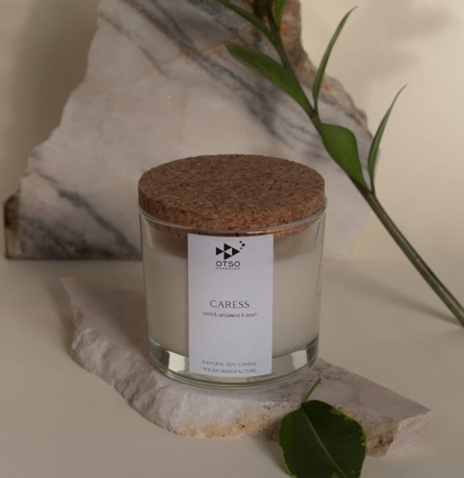 Świeca sojowa CARESS - naturalna świeca sojowa zapachowa 250 ml